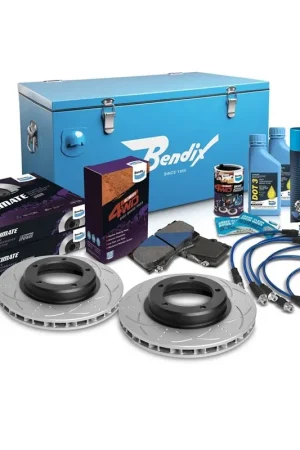 Bendix Ultimate 4WD Brake Upgrade Kit - U4WD-BUK24+2 (Bulky Item - Freight charges apply) (Bulky Item - Freight Applies) Hassle-Free Returns