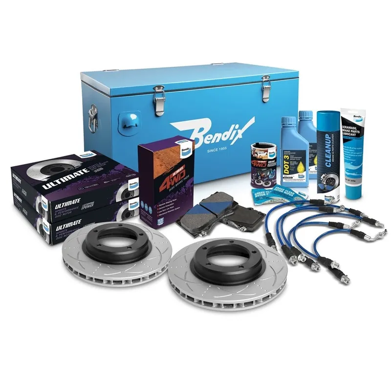 Bendix Ultimate 4WD Brake Upgrade Kit - U4WD-BUK24+2 (Bulky Item - Freight charges apply) (Bulky Item - Freight Applies) Hassle-Free Returns