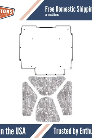 Luxury Hood Insulation Pad Heat Shield for 66-67 Oldsmobile A-Body Under Cover Smooth