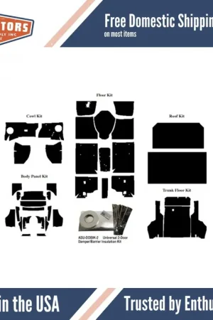 Special Offer Insulation Sound Deadener Kit for 66-69 Ford Falcon Coupe Acoustishield Complete