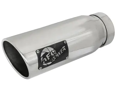 afe MACH Force-Xp Universal Exhaust Tip 4 IN Inlet x 5 IN Outlet x 12 IN L - 49T40502-P12 Exclusive Offer