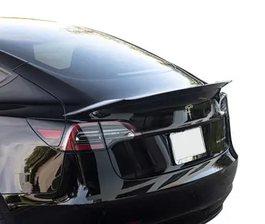Must Have MXP 2017+ Tesla Model 3 T3-1 Wet Carbon Rear Spoiler - MCPT3-2W