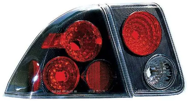 In Demand TYC Euro Taillights with Carbon Fiber Housing - 81541331