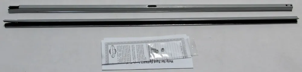 Vent Window Division Bar for 1963-1965 Ford Fairlane Black Front Left Right Fresh Stock