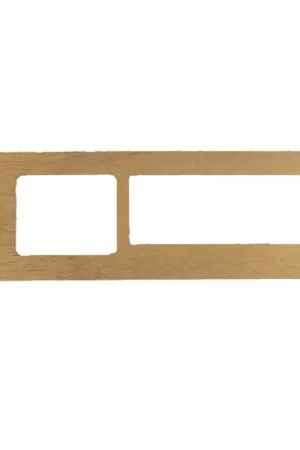While Supplies Last Heater Dash Cover Insert Trim, Walnut Wood Veneer 1pc for 1965 Pontiac GTO