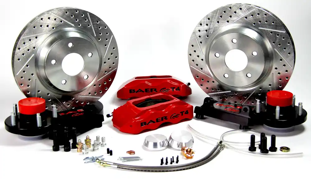Editor’s Pick Baer Brakes 4301512B-1X Baer Brakes 13" Track4 Front Brake Kit, Black, Slot, Std. Studs