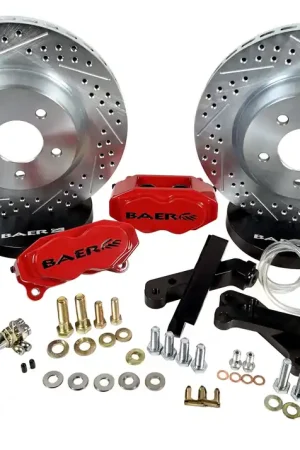 Fan Favorite Baer Brakes 4301526CY-11 Baer Brakes 13" SS4 Front Brake Kit, Comp Yellow, Slot, ARP Studs