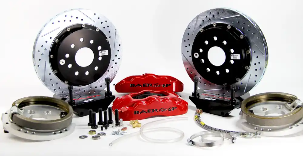 Deal Baer Brakes 4302412GB-1 Baer Brakes 13" Pro+ Rear Brake Kit, Grabber Blue, Slot