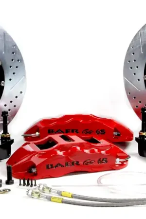Baer Brakes 4261620HO Baer Brakes 14" Extreme+ Front Brake Kit, Hugger Orange, SDZ, Std. Studs Express Delivery