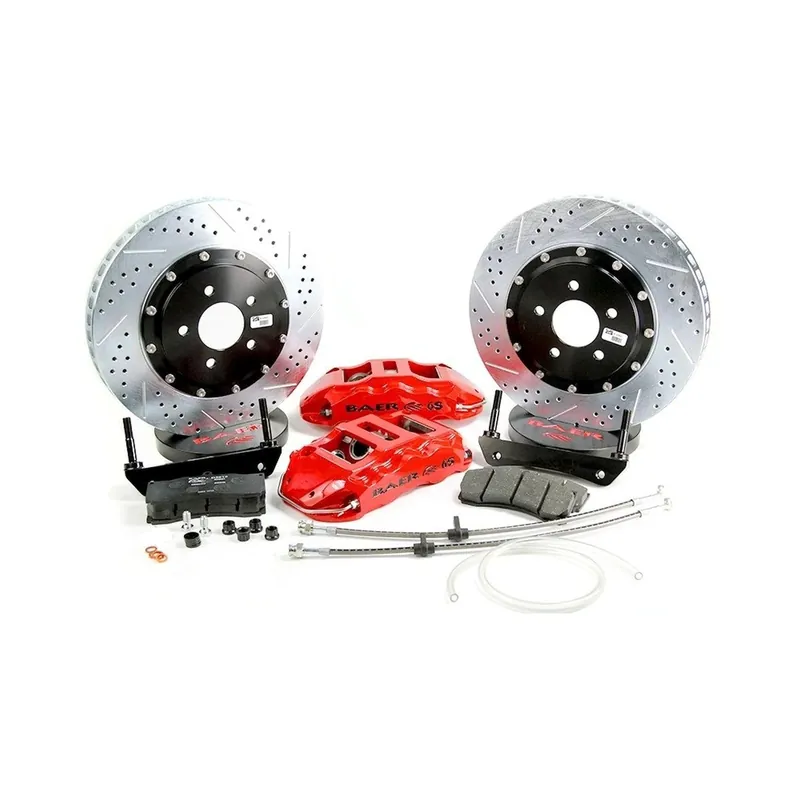 Buy Direct Baer Brakes 4261064CY Baer Brakes 14" Extreme+ Front Brake Kit, Comp Yellow, SDZ