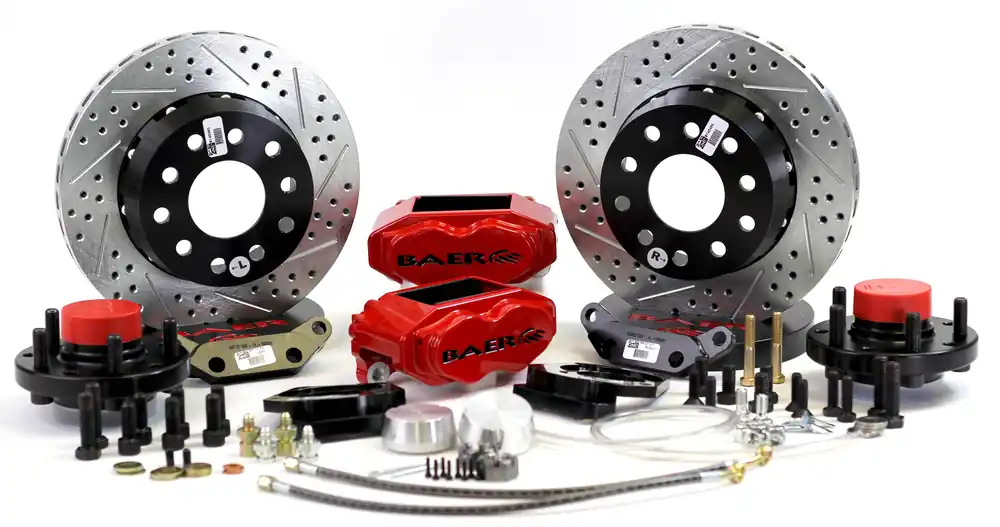 Markdown Baer Brakes 4301447B-X1 Baer Brakes 11" SS4+ Front Brake Kit, Black, SDZ, ARP Studs