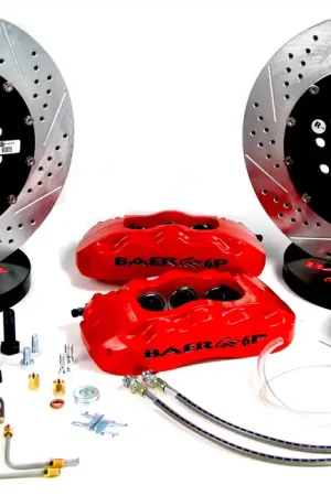 Bulk Order Baer Brakes 4141040HO Baer Brakes 14" Pro+ Front Brake Kit, Hugger Orange, SDZ, Std. Studs