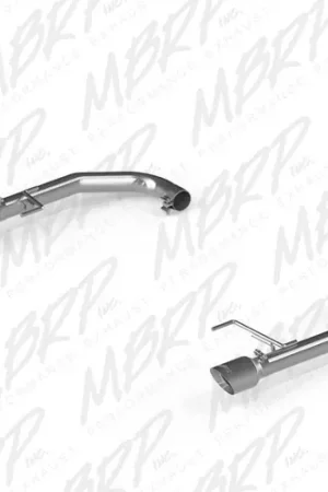 Hassle-Free Returns MBRP Exhaust T304 Stainless Steel 2.5" Axle Back Kit for 2015-2017 Ford Mustang GT 5.0L - S7276304