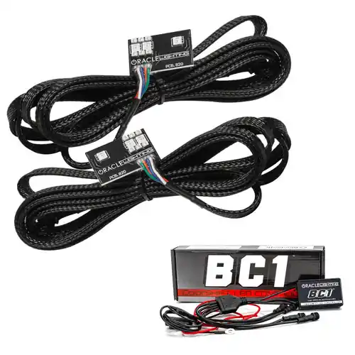 Oracle 2020-2024 Chevy Corvette C8 RGB+A Headlight DRL Upgrade Kit - ColorSHIFT w/ BC1 Controller Professional Grade