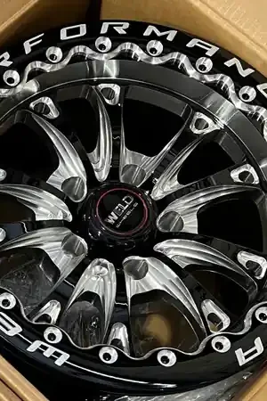 Handmade WELD Belmont Beadlock Drag Challenger Hellcat SCAT Wheel 15x10 | 5x115 BC | +22 Offset | 6.40 Backspacing - S908B0071P22