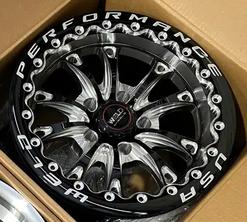 Handmade WELD Belmont Beadlock Drag Challenger Hellcat SCAT Wheel 15x10 | 5x115 BC | +22 Offset | 6.40 Backspacing - S908B0071P22