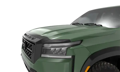 Budget AVS 2022-2025 Nissan Frontier Aeroskin Low Profile Hood Shield - Smoke