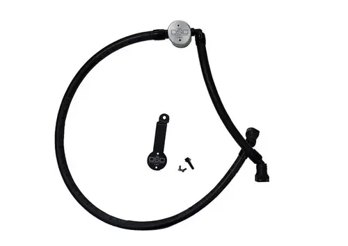 Flash Sale J&L 3.0 Oil Separator (2018-2025 Wrangler JL 3.6L - 2020-2025 Gladiator 3.6L) Driver Side (Clear Satin) - 3069D-C