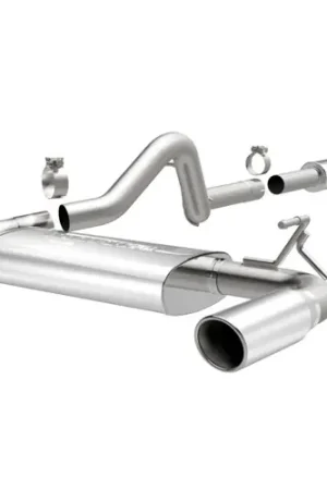 While Supplies Last Magnaflow MF Series Stainless Cat-Back For 2012-2017 Jeep Wrangler 3.6L V6 #15115