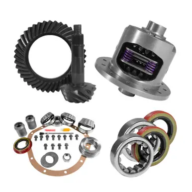 Yukon 8.875in GM 12T 3.08 Rear Ring & Pinion Install Kit 30 Spline Positraction Axle Bearings - YGK2231 Money Back Guarantee