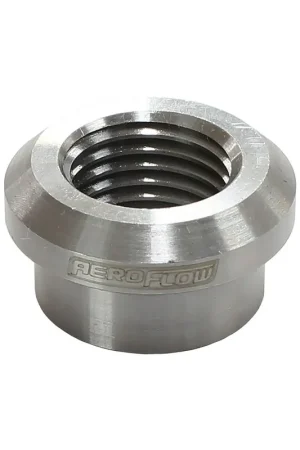 Aeroflow Weld On Female M14 x 1.5" Fitting - Stainless Fan Favorite