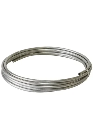 Aeroflow 3/8" Stainless Steel Fuel Line - 7.6m Long Free Returns