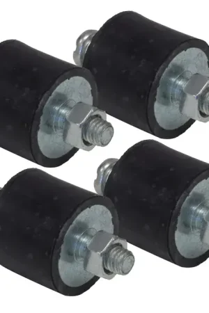 Exclusive Offer Proflow Anti-Vibration Mounts Rubber Black #10-32 Threads Set of 4
