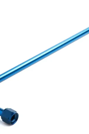 NOS 90 Degree Nitrous Bottle Blowdown Tube - Blue Racer Safety Blue Aluminum 90 Degree Blowdown Tube Bargain