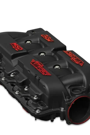 Best Choice MSD Atomic AirForce LS Cathedral Port Intake Manifold - Red Performance Polymer Intake Manifold for GM LS1, LS2, and LS6 Engines