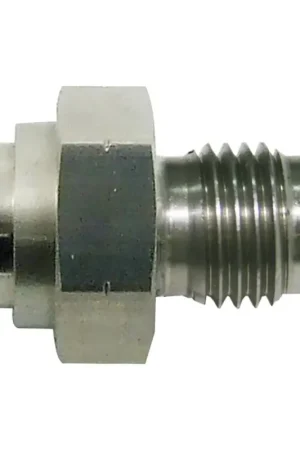 Fresh Stock Aeroflow Stainless Steel Female Inverted Flare 19mm Hex w/Ret Clip Recess - 7/16x 24 -4AN