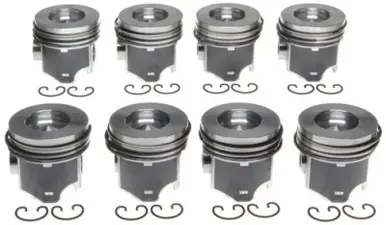 Clearance Mahle OE Cummins B L4/ L6 020 w/ PC Eng Set Piston Set (Set of 6) - 2243520020