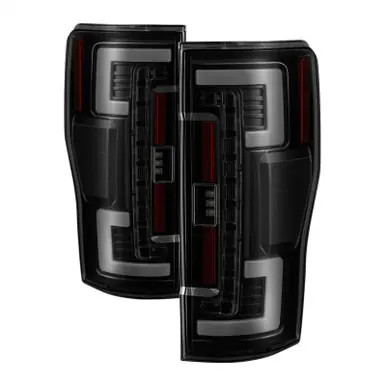 Spyder 17-18 Ford F-250 Super Duty (Excl LED Models) LED Tail Lights - Blk Smk (ALT-YD-FS17-LED-BSM) - 5085597 Professional Grade
