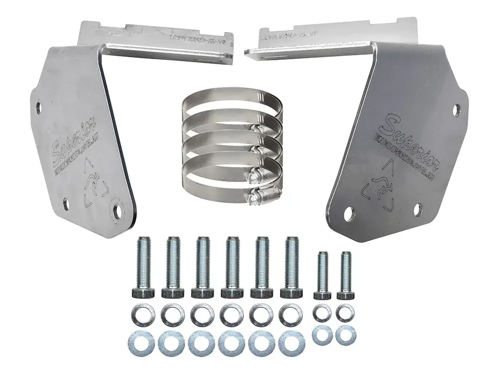 Superior Engineering 2.0 Shock Reservoir Mount Front Pair (LandCruiser 300 Series) New Arrival