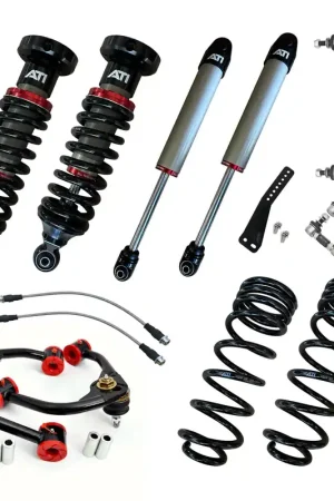 Next Day Delivery All Terrain Industries 2.5 Performance Series 3" Front/2" Rear Lift Kit - Long Travel - Bar Winch Front/150-300KG Rear (Navara D23 15+)