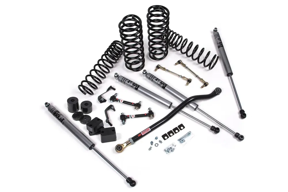 Fox 4WD Suspension 20-21 Jeep JL J-Kontrol 2.5in 4Dr w/Fox 2.5 Performance Elite Series Shocks - DIESEL Limited Time