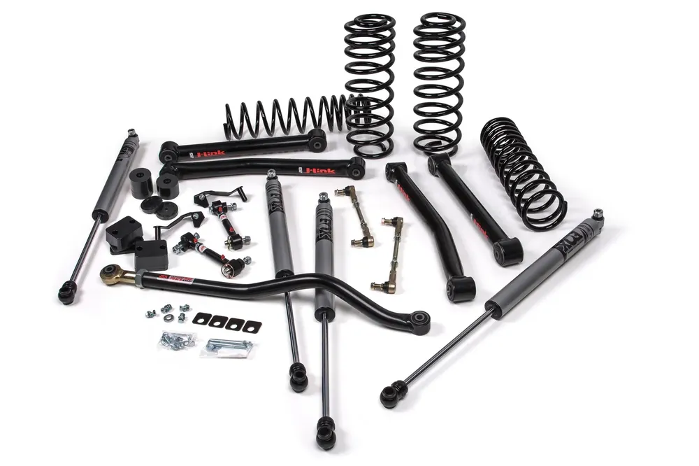 Limited Offer Fox 4WD Suspension 20-21 Jeep JT 3-3.5in Front 1.5-2in Rear Lift Kit- FOX 2.5 Performance Elite Series Shocks