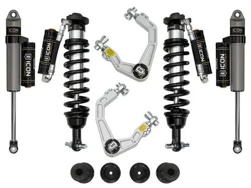 ICON Vehicle Dynamics 20-23 Ford Ranger 0-3.5in Stage 4 Suspension System w/ Billet UCA Steel Knuckle Hassle-Free Returns
