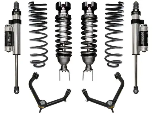 Free Shipping ICON Vehicle Dynamics 2019+ Ram 1500 2/4WD .75-2.5in Stage 5 Suspension System w/Tubular Uca