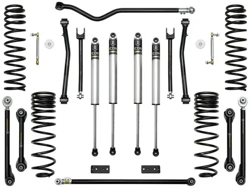 ICON Vehicle Dynamics 2020+ Jeep Gladiator 2.5in Stage 5 Suspension System (TUBULAR) Order Now
