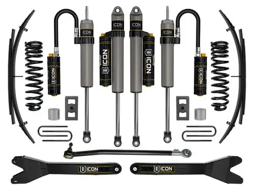 Affordable ICON Vehicle Dynamics 2023 Ford F250/F350 Super Duty 2.5in Stage 4 Suspension System w/ Expansion Pack