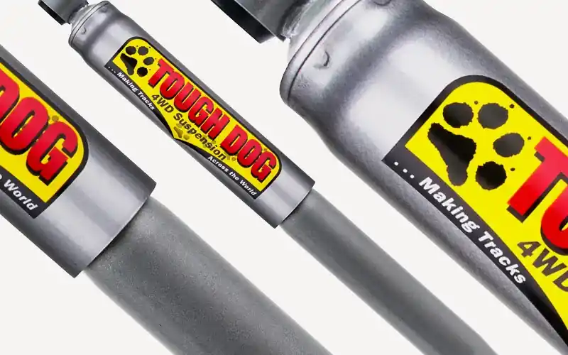 Special Discount Tough Dog 2x 35mm Nitro Gas Rear Shocks (Pathfinder R50) OE Height