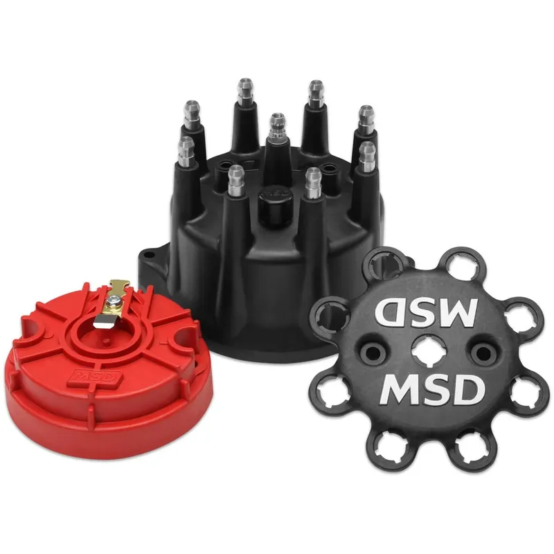 MSD Black Small Diameter Cap and Rotor Kit Kit contains Small Diameter Cap, PN 84313 and Race Rotor, PN 8467. One Day Deal