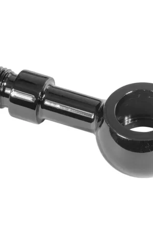 Clearance Proflow Black -03AN Straight Male Banjo Brake Hose End 10mm/3/8in