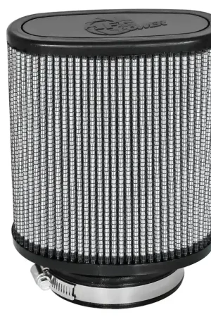 aFe Magnum FLOW Pro DRY S Air Filter - 3.5" Flange, 5.75 x 5" Base, 6 x 2.75" Top, 6.5" Height Top Pick