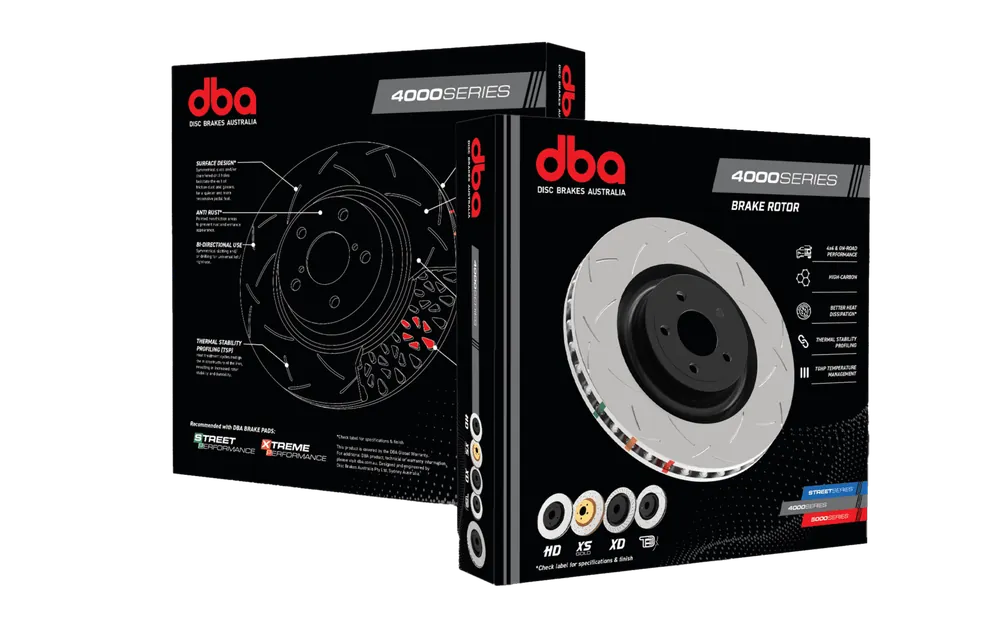 Disc Brakes Australia DBA DBA43127S 4000 Series T3 Slotted Brake Disc Rotor Pair Bulk Order