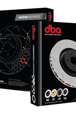 Express Delivery Disc Brakes Australia DBA DBA43341 4000 Series HD Brake Disc Rotor Pair 314mm