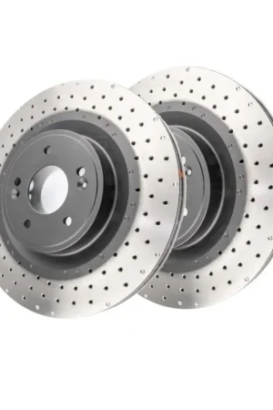 Limited Offer Disc Brakes Australia DBA DBA43342XD 4000 Series Cross-Drilled & Dimpled Brake Disc Rotor Pair 350mm