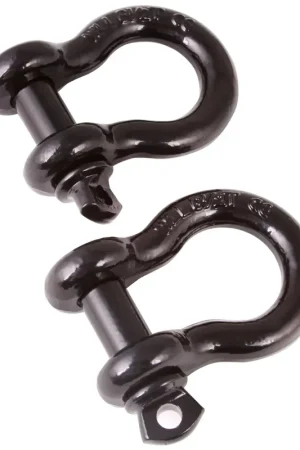 Today Only Rugged Ridge 3/4in Black D-Shackles