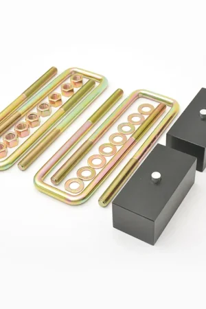 All Terrain Industries 50mm Rear Leaf Spring Lift Block Kit (Navara D40 05-15) Express Delivery