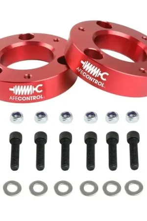 aFe aFe CONTROL 2.0 IN Leveling Kit 04-21 Ford F-150 - Red Limited Edition